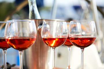 glasses of wine