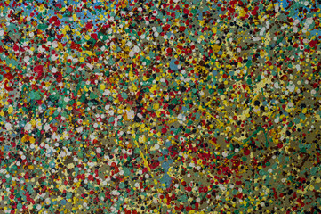 Fototapeta na wymiar Oil painting colorful drops on canvas photo jpg