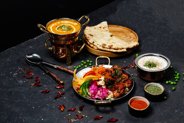 Pan-Asian cuisine dishes