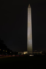 Fototapeta na wymiar Washington monument at night 