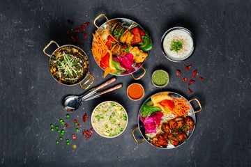 Pan-Asian cuisine dishes