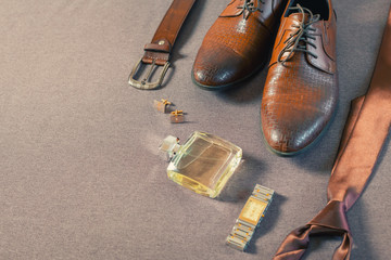 Businessman accessories. Man's style. Men's Accessories