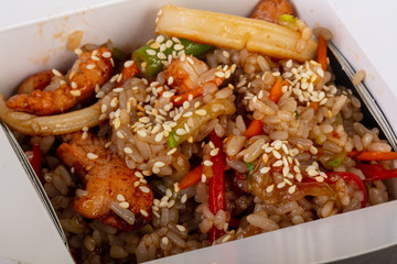 Rice with chicken