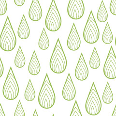 Colorful seamless pattern with rain drops. Vector illustration.