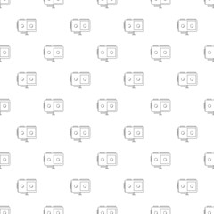 Action camera background from line icon. Linear vector pattern