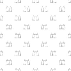 Binoculars background from line icon. Linear vector pattern