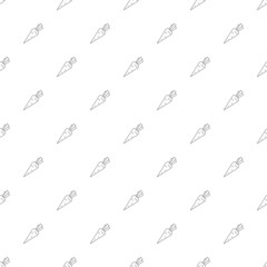 Carrot background from line icon. Linear vector pattern