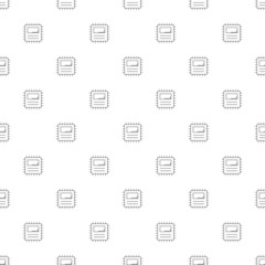 CPU background from line icon. Linear vector pattern