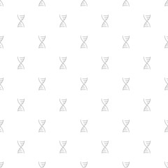 DNA background from line icon. Linear vector pattern