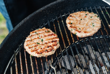 grilled cutlet for burgers