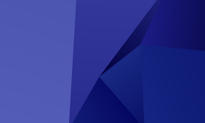 Dark blue polygon background with triangles of different shape and size Geometric pattern, backdrop. 