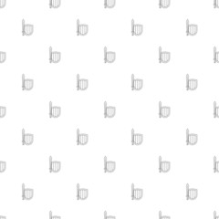 Knight background from line icon. Linear vector pattern