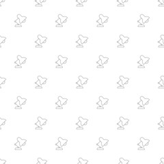 Lamp background from line icon. Linear vector pattern