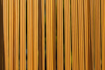 Obraz premium Yellow plastic curtain texture (Pesaro, Italy)