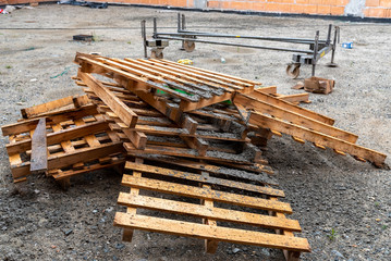 Stack of pallets