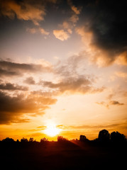 Obraz premium Sunset sky