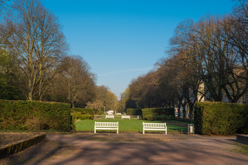 a park in city of Rostock in Germany
