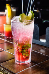 cocktail in the bar