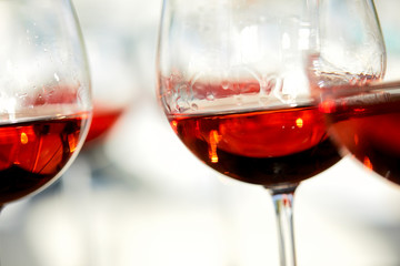glasses of wine