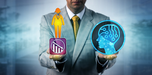Employer Confronting Female Employee With AI