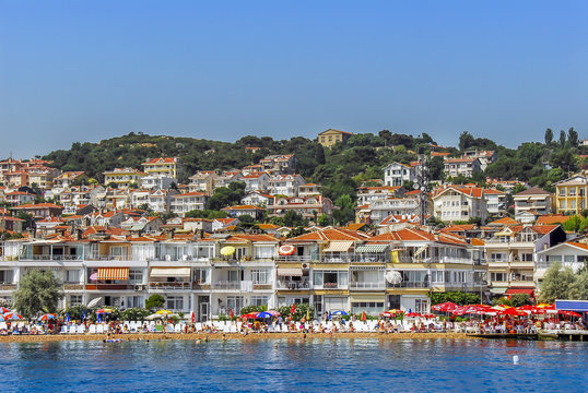 Istanbul, Turkey, 19 July 2011: Kinali Island, Princes Islands district of Istanbul