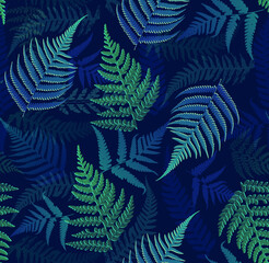 Tropical Fern Pattern Repeatable