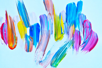 watercolor brush strokes, brush strokes gouache, abstraction