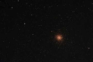 The Messier 22 globular cluster in the constellation Sagittarius as seen from Wachenheim in Germany.