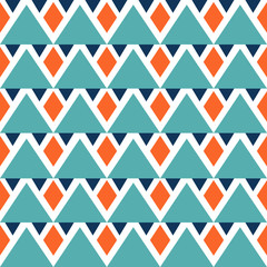 Seamless abstract background with rhombuses. Infinity geometric pattern. Vector illustration. Seamless geometric pattern.
