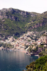 Fototapeta na wymiar Positano en Italie