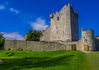 Fototapeta na wymiar Ross Castle in Killarney - a famous landmark