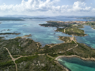 Aerial Perspective over La Maddalena