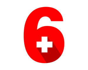 red typography typeset logotype numeral numeric nominal image vector icon