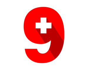 red typography typeset logotype numeral numeric nominal image vector icon