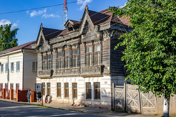 City manor Shokin on Lenin Street in Borovsk, Russia
