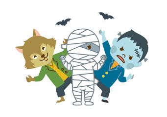 ハロウィン　モンスター