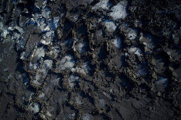Salt and coal yard road ice storage and coal facility