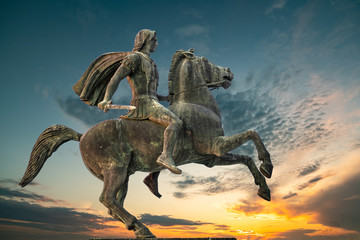 Alexander The Great at Thessaloniki City, Greece - 210492365
