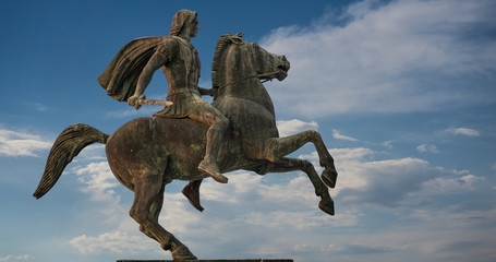 Fototapeta premium Alexander The Great at Thessaloniki City, Greece