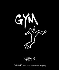 스포츠 포스터 / 손으로 그린 스포츠 그림