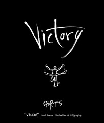 스포츠 포스터 / 손으로 그린 스포츠 그림