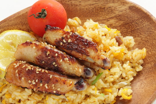 Chinese fried rice for homemade comfort food image