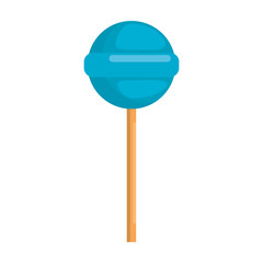sweet lollipop isolated icon vector illustration design