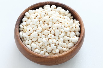 Chinese herbal medicine, coix seed for healthy food image