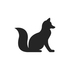 Fox icon illustration