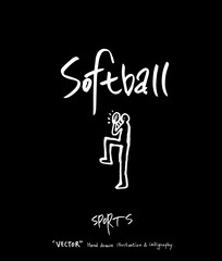 스포츠 포스터 / 손으로 그린 스포츠 그림