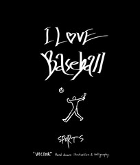 스포츠 포스터 / 손으로 그린 스포츠 그림