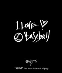 스포츠 포스터 / 손으로 그린 스포츠 그림