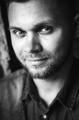portrait of a Young man in a shirt and trousers