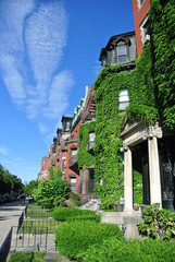 Clouds walking in the city